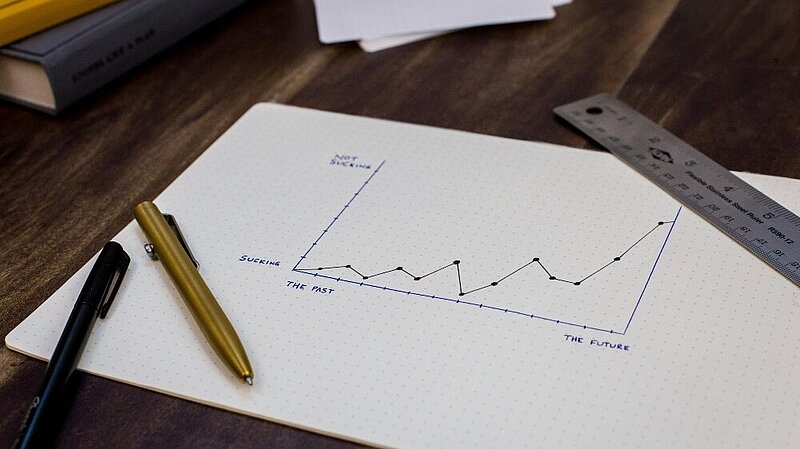 A graph on graph paper