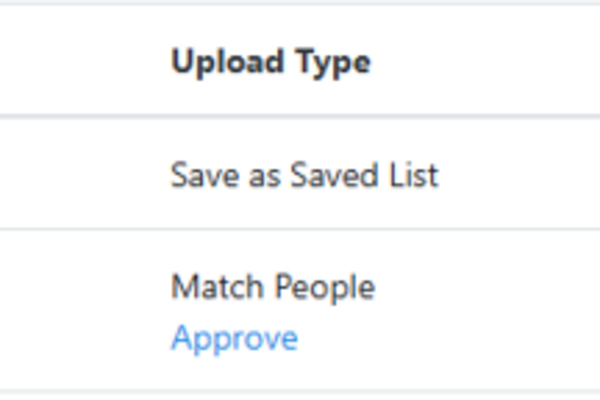 Bulk Upload approve button