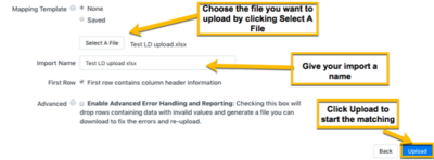 Image pointing to elements of the file select screen