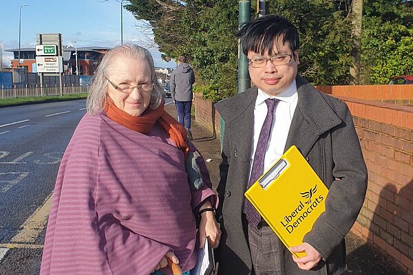 Viv Parker and Nicholas Chan